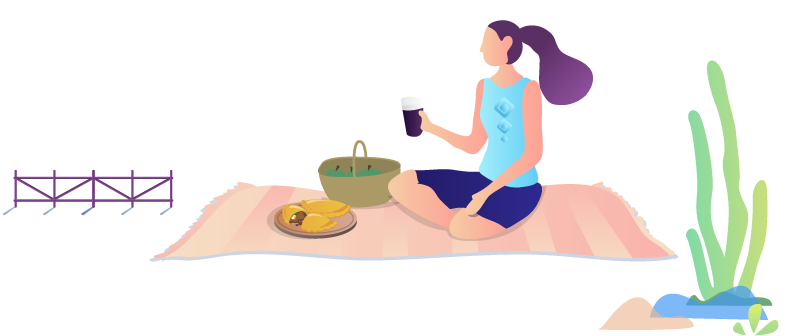 A Gaucho Plugins gaucha relaxing with a maté